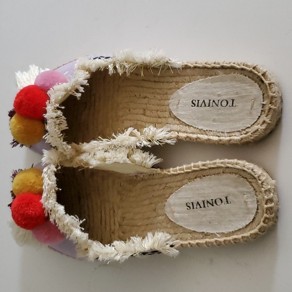 Tonivis Palm Palm Slide Espadrilles Size 11 - Picture 3 of 8